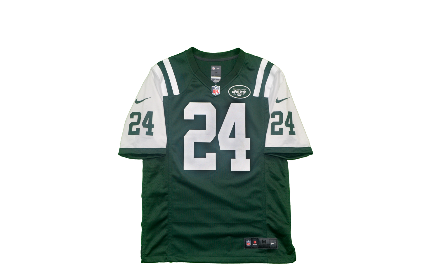 2012 NEW YORK JETS REVIS #24 NIKE GAME JERSEY (HOME) M