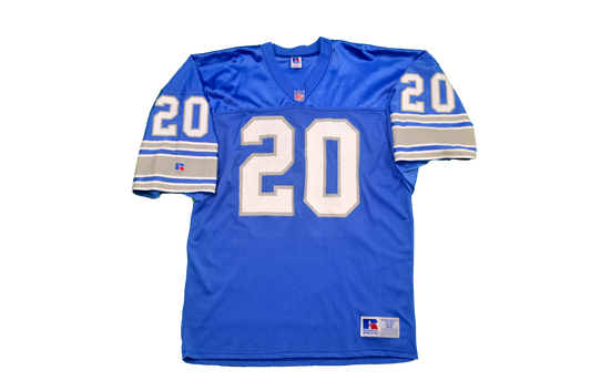 1990'S DETROIT LIONS BARRY SANDERS #20 RUSSELL ATHLETIC (HOME) 52